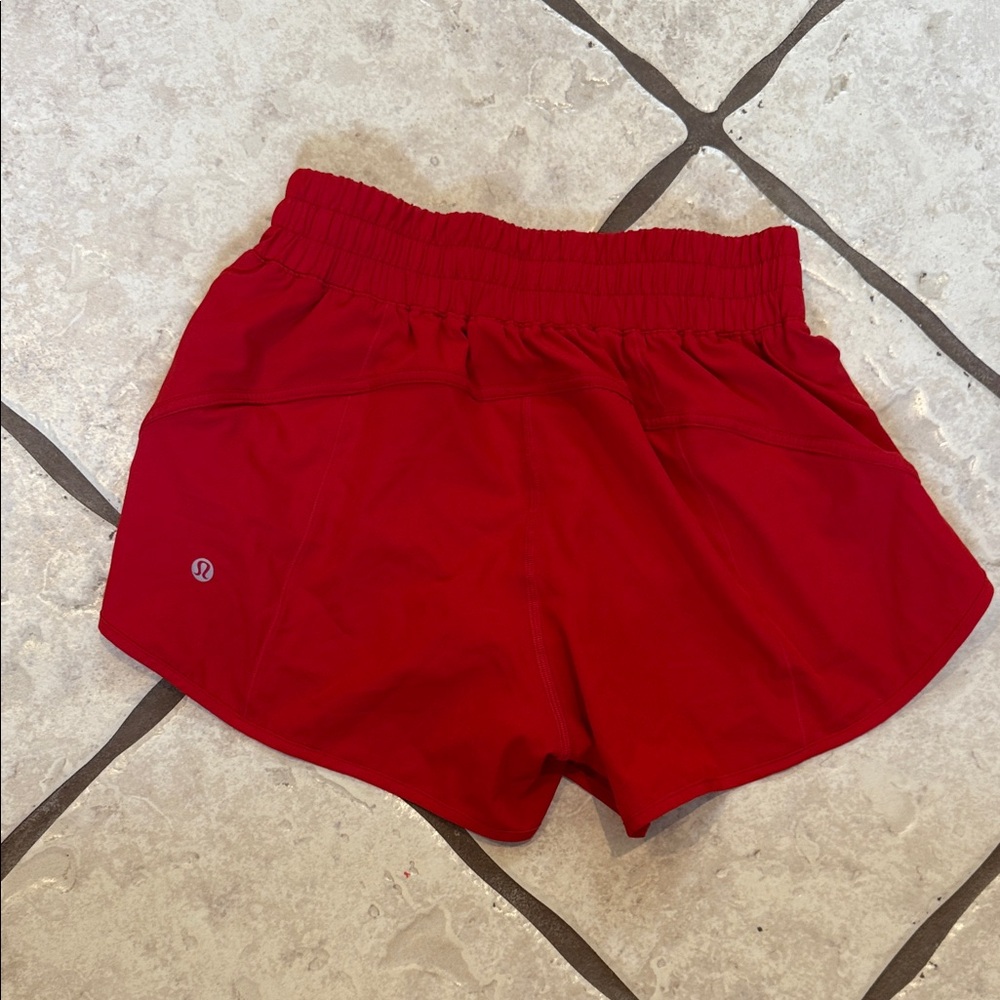 lululemon athletica Women's Bold Red Athletic Shorts